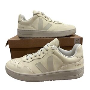 VEJA V-90 Leather Casual Shoes Women's Size 8 M Cashew Pierre‎ NEW